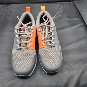 Timberland PRO Gray and Orange Athletic Shoes